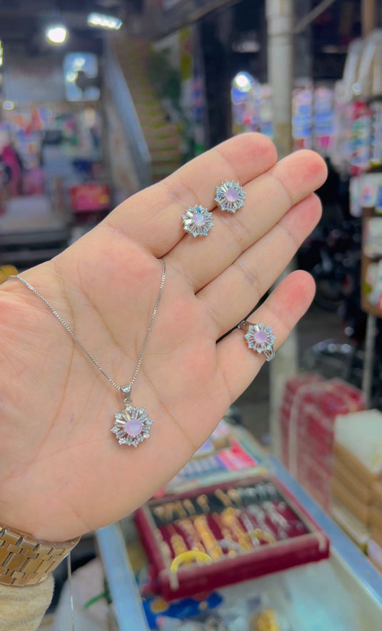 1 carat Locet Set + ring (Ls148)