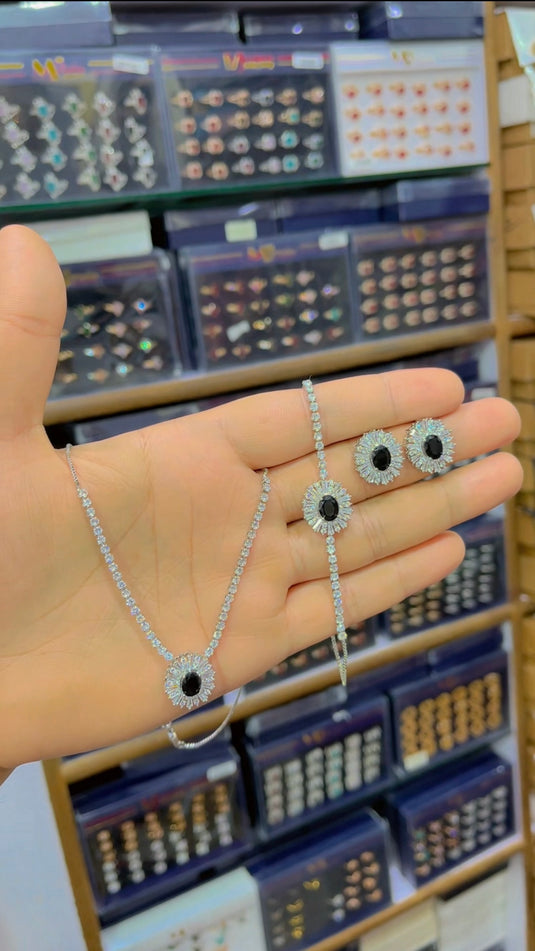 One Carrat Locket set + Bracelette(Ls072)