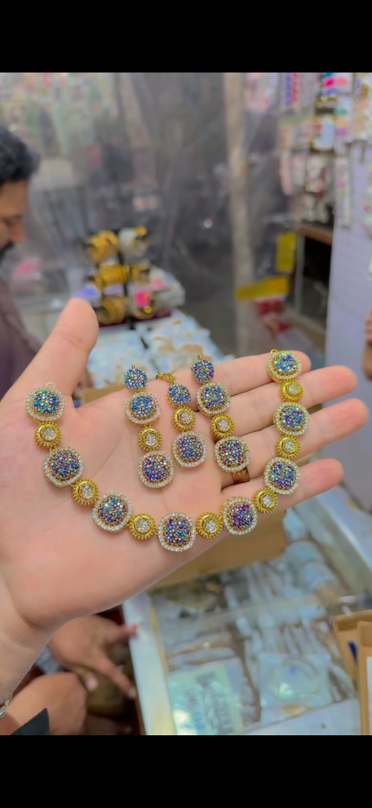 Zircone Necklace set (Ns303)