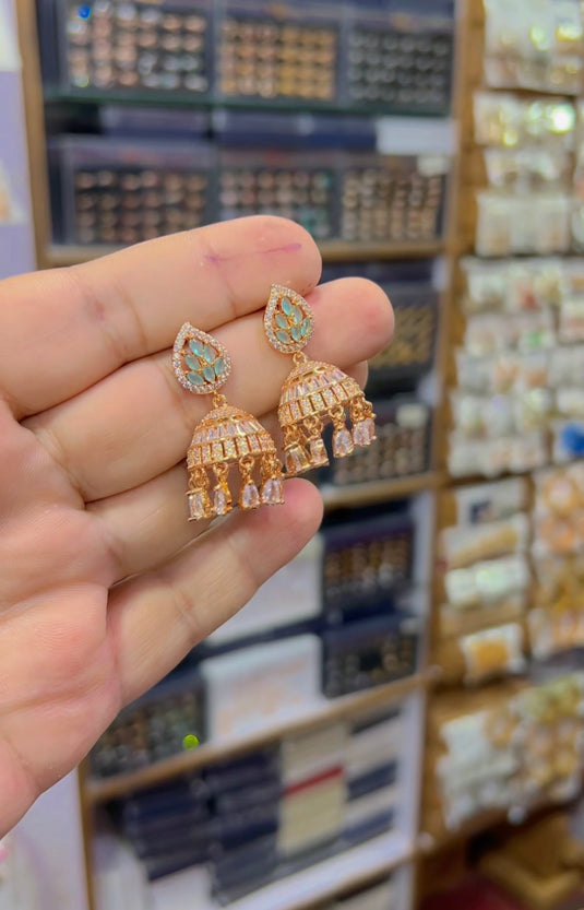 1 carat (Ad) Jhumki (Er104)