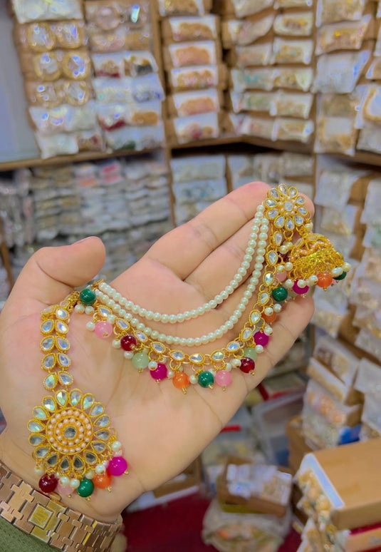 Kundan bindiya + sharay wali Jhumi (Bk21)