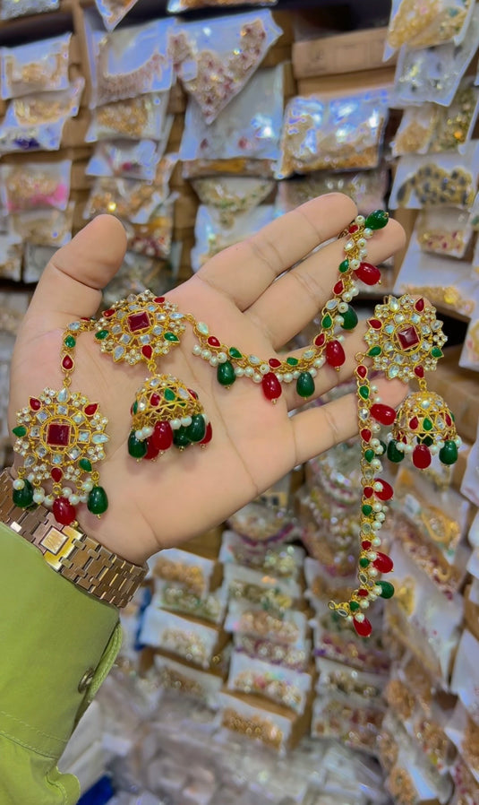 Sharay wali Jhumki + bindiya (Bk23)
