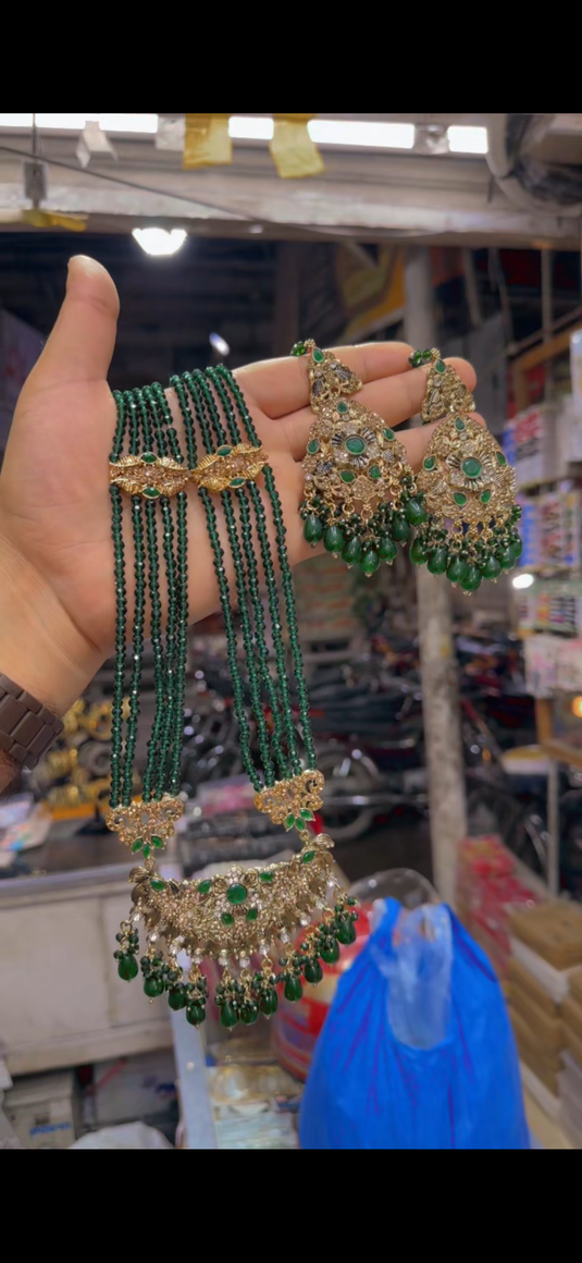 Zircone Bridal Mala Set(Ns347)