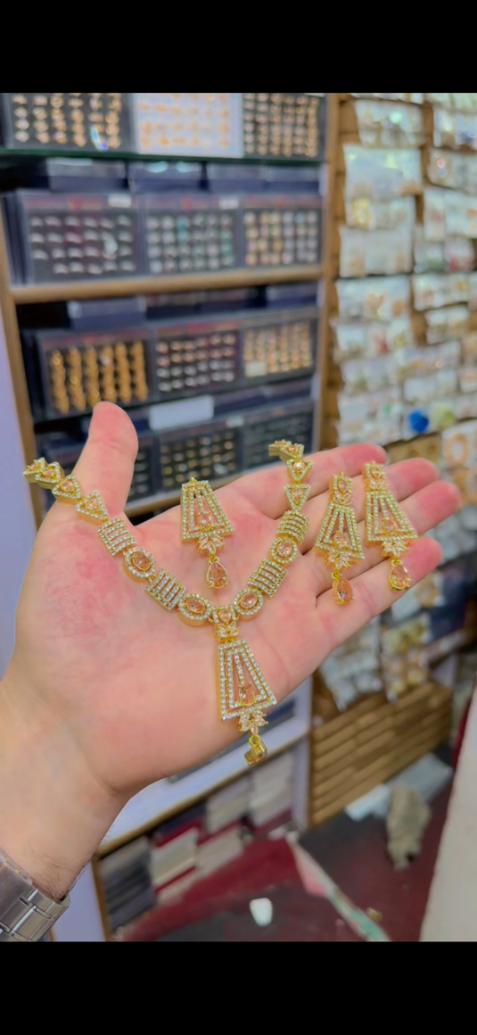 Zircone Necklace set (Ns152)
