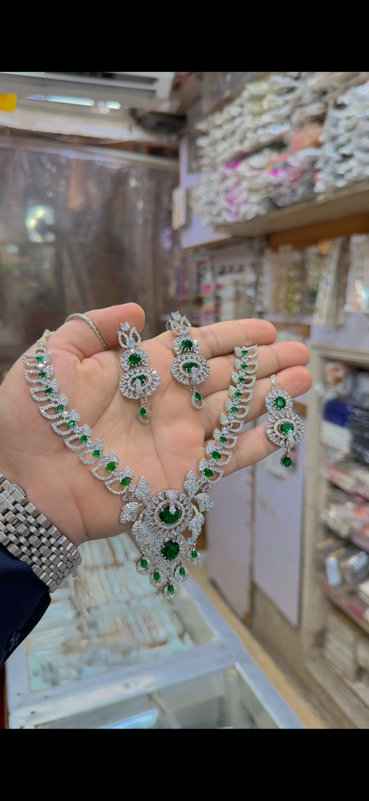 american Diomand necklace set (Ns230)