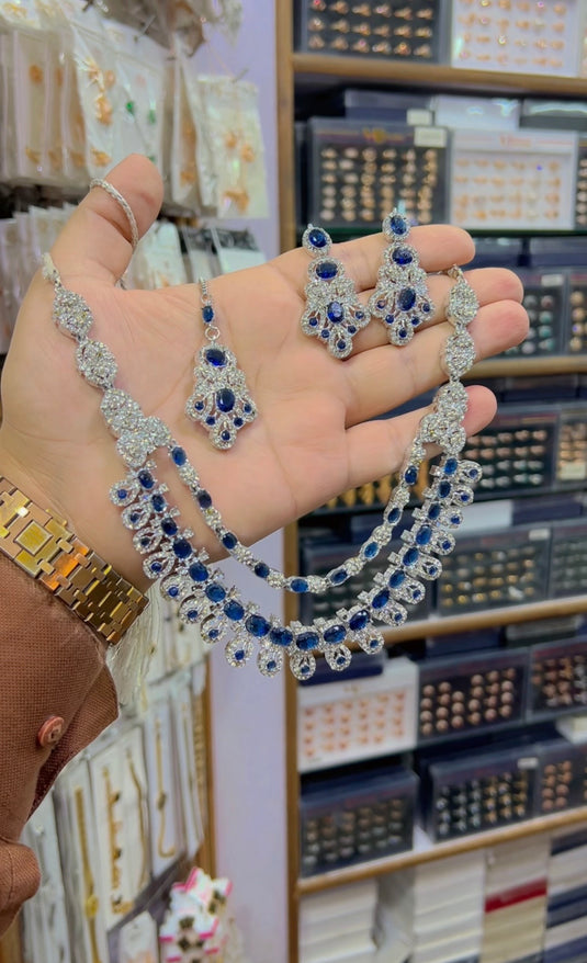 2bl zircone Necklace set (Ns154)