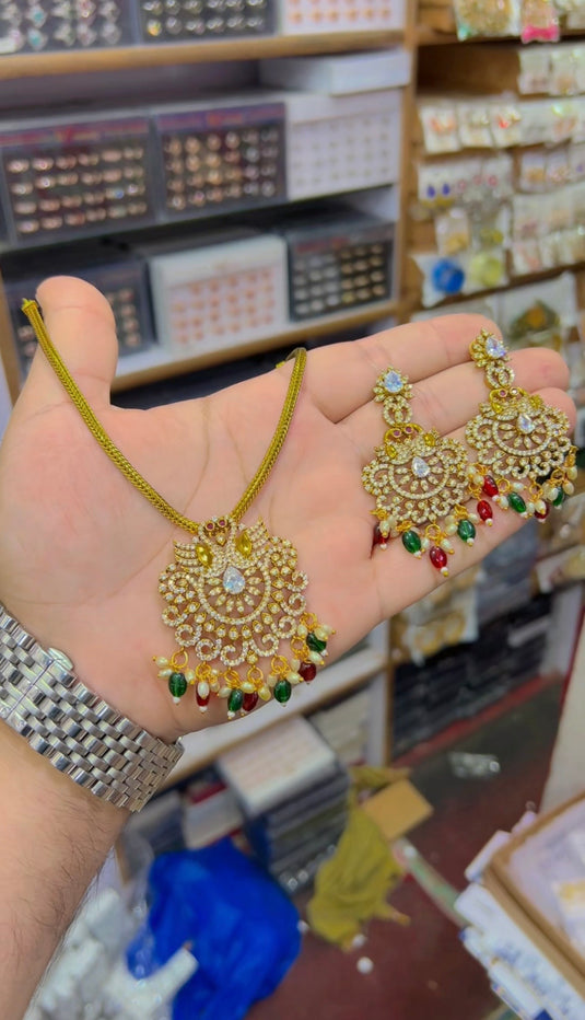 South Indian necklace set (Ns130)