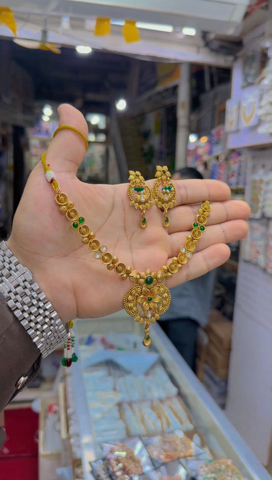 Rajwari necklace set (Ns343)