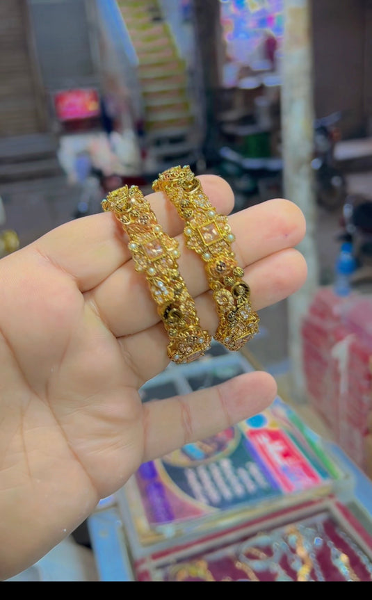 3d Zircone Openable Bangles (Bg161)