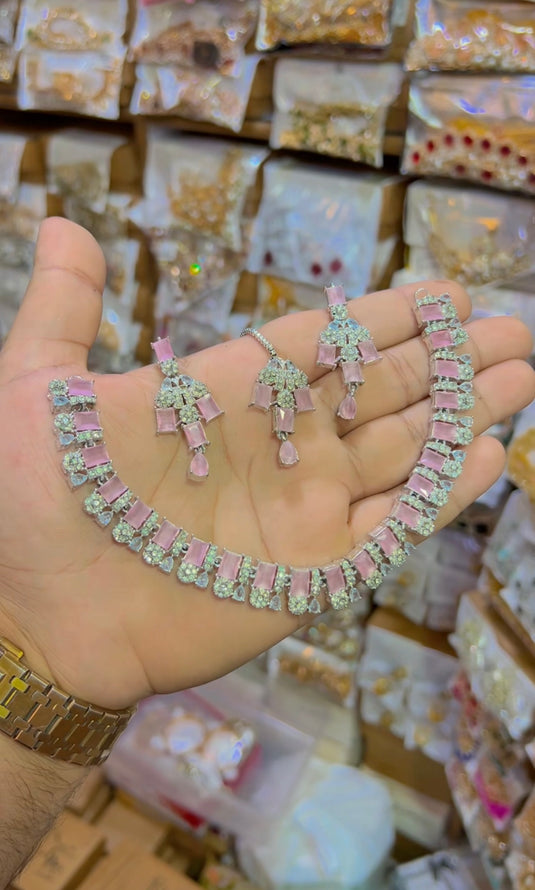 Zircone necklace set (Ns112)