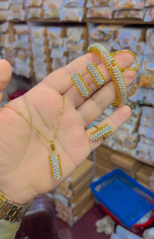 gold plated Combo set (Ls090)