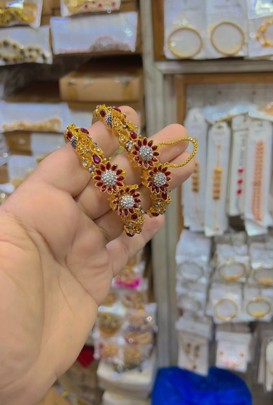 Zircone openable bangles (Bg147)