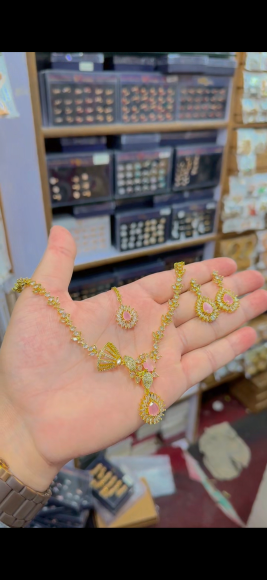 Ad Zircone necklace set(Ns160)