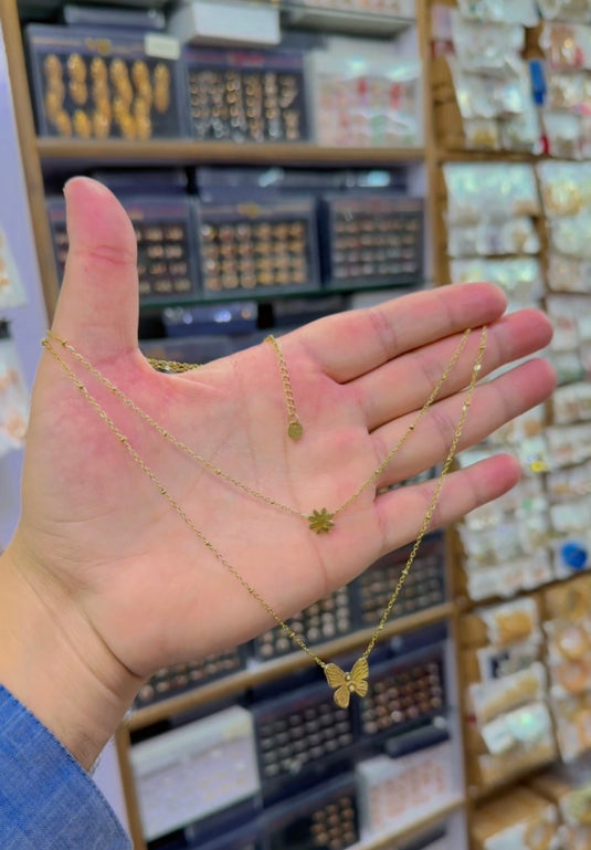 Stainless steel double layer Chain(Lc48)