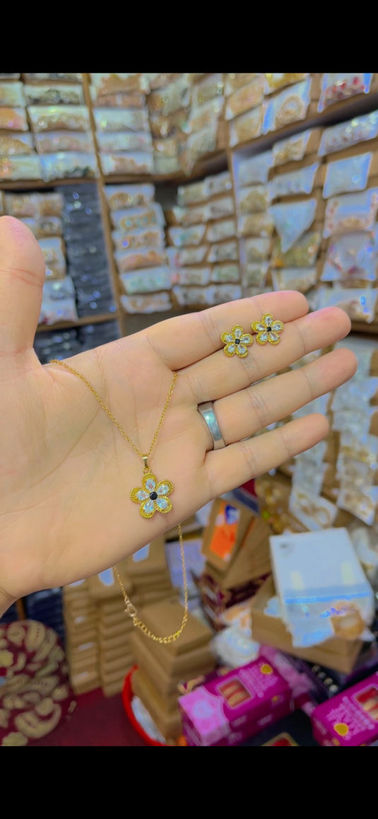 gold plated Locket Set(Ls062)