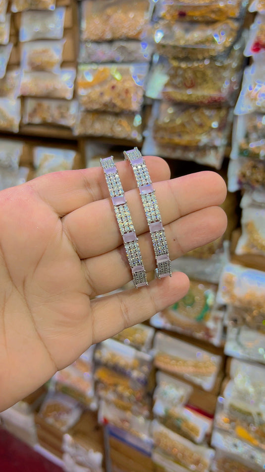 Ad zircone bangles (Bg041)