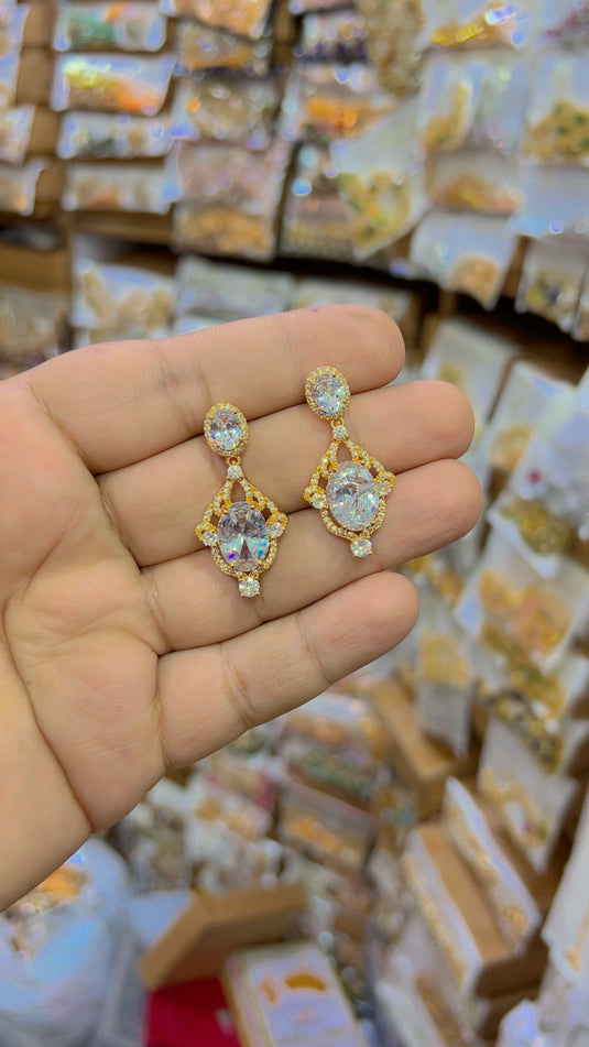 1 carat earrings (Er013)
