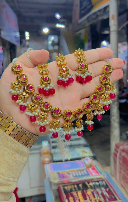 3d Turkish Necklace set (Ns168)