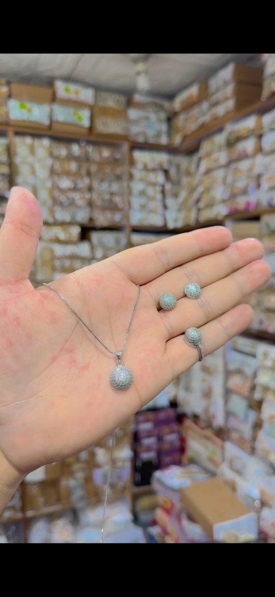 One Carrat Locket set(Ls125)