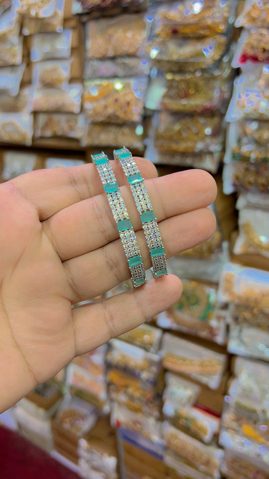 Ad zircone bangles (Bg041)