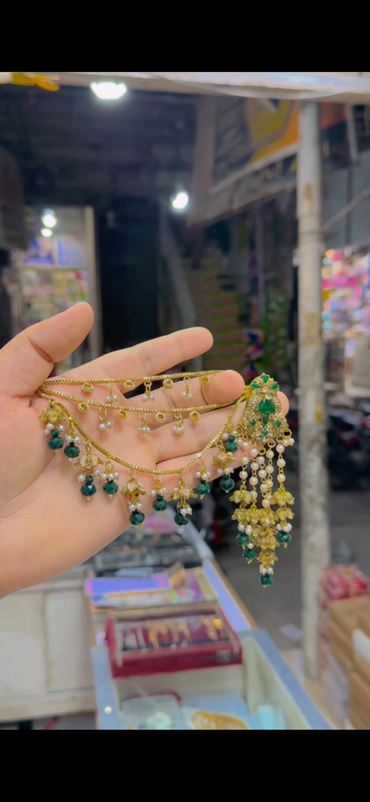 Kashmiri Bahoballi Sahary walay Earrings(Er316)