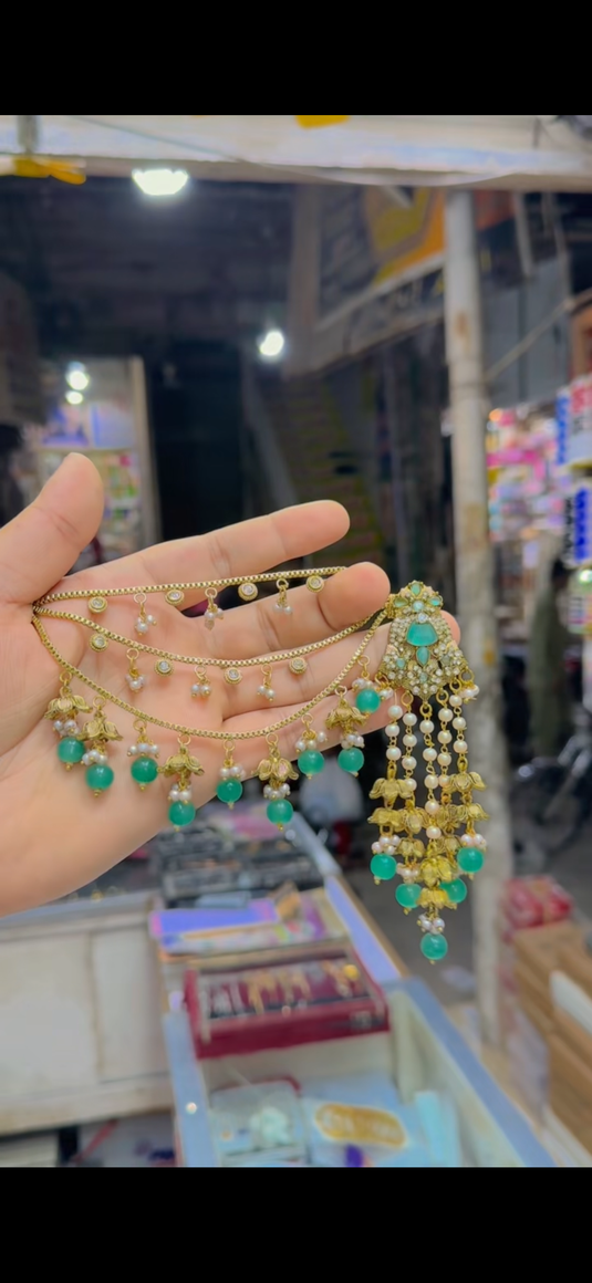 Kashmiri Bahoballi Sahary walay Earrings(Er316)