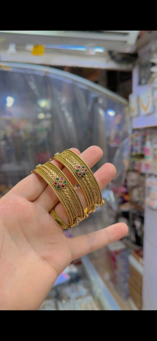 Rajwari open able bangles(bg320)