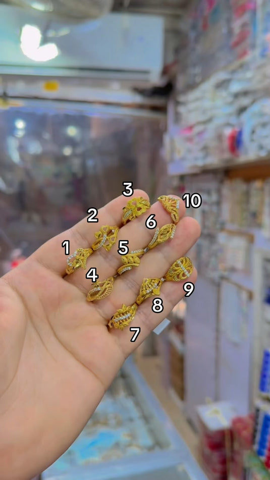 Gold plated rings(Rg130)