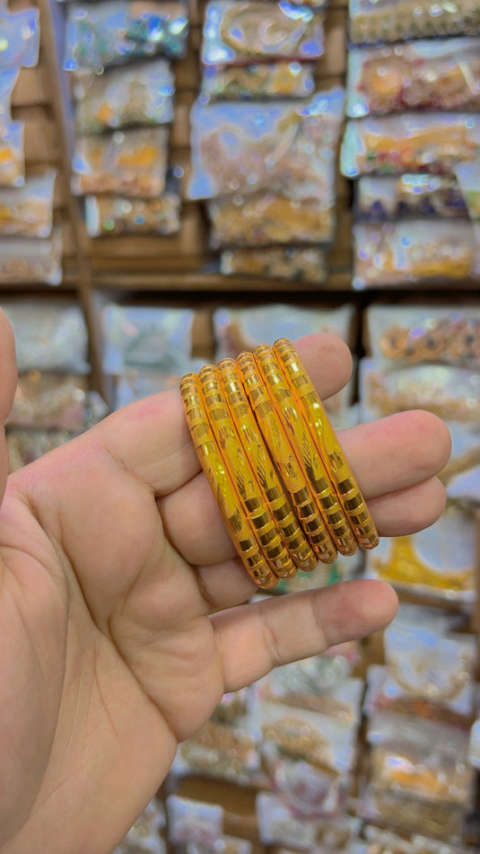 Gold plated bangles (Bg09)