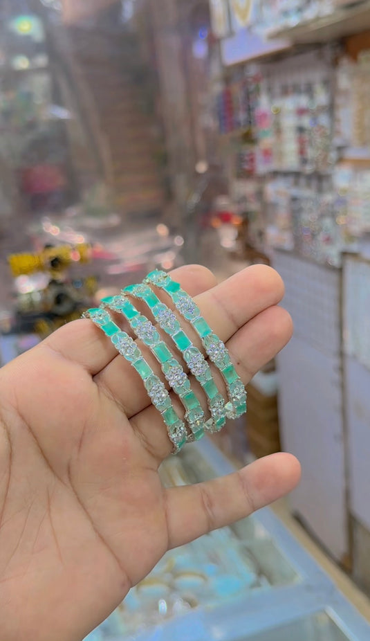 zircone (4pc)bangles (Bg313)