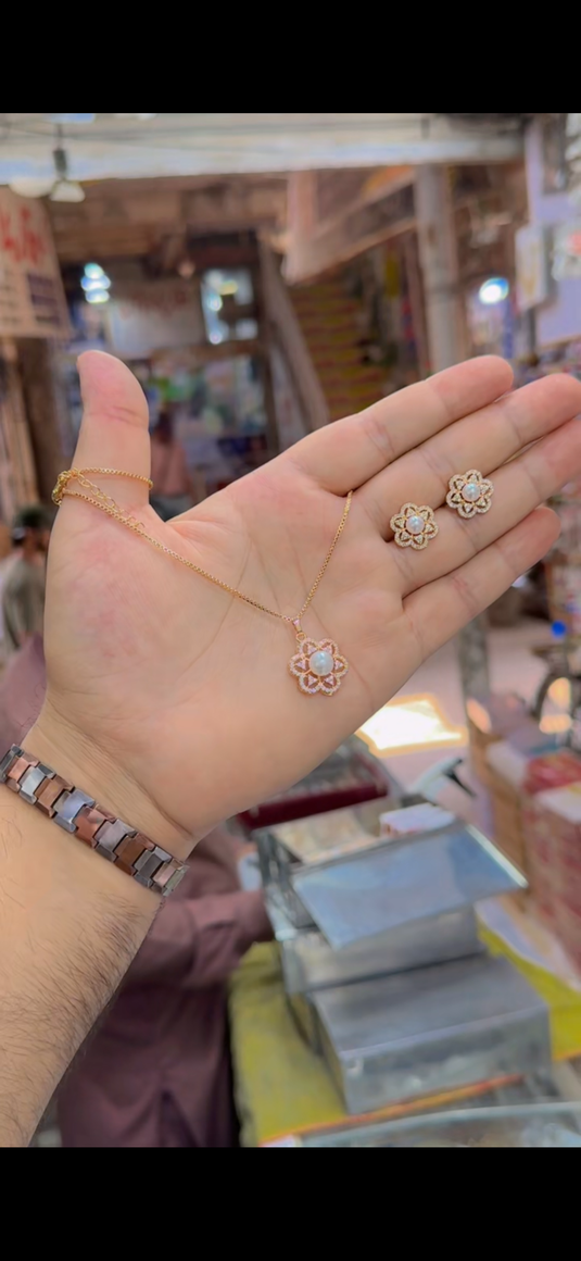 One Carrat Locket set(Ls224)
