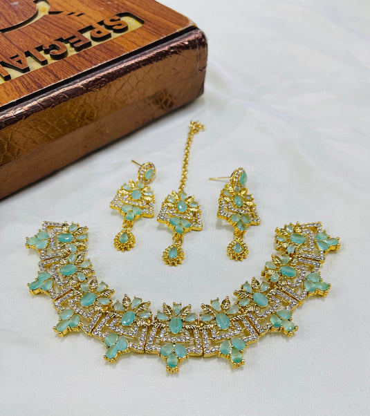 Zircone Necklace set( Ns73)