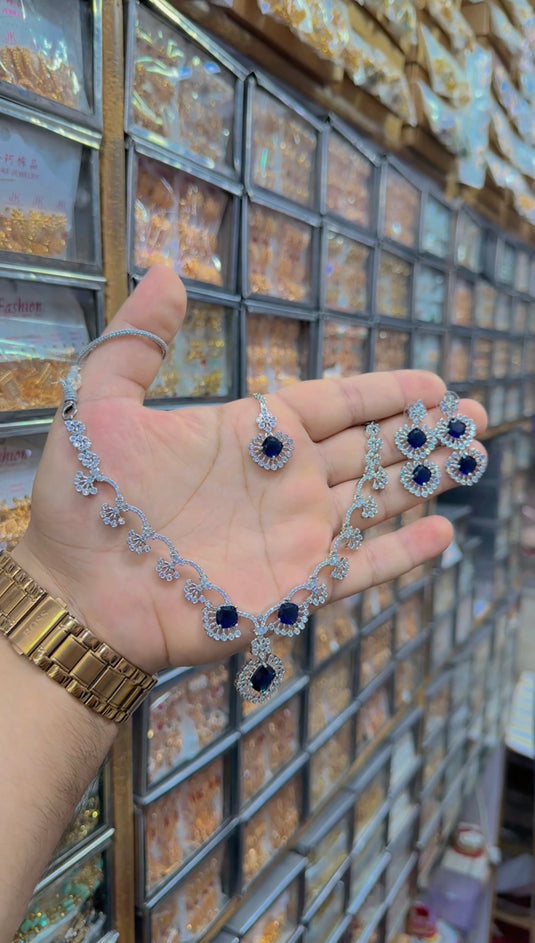American diomand (Ad) necklace set (Ns248)