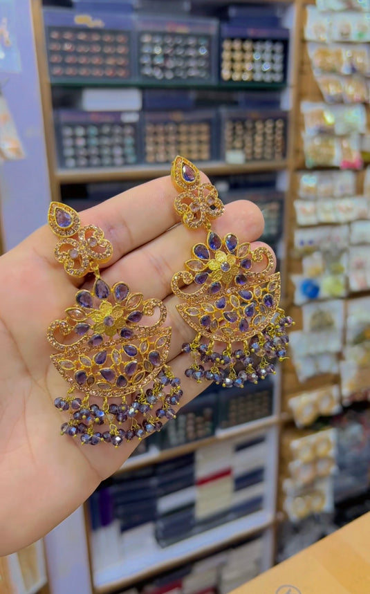 Zircone Sona polish earrings (Er96)