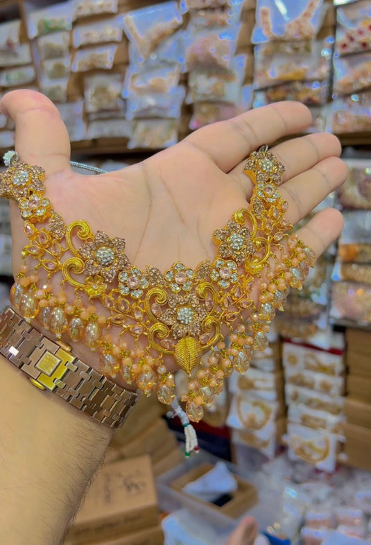 3d necklace set (Ns072)