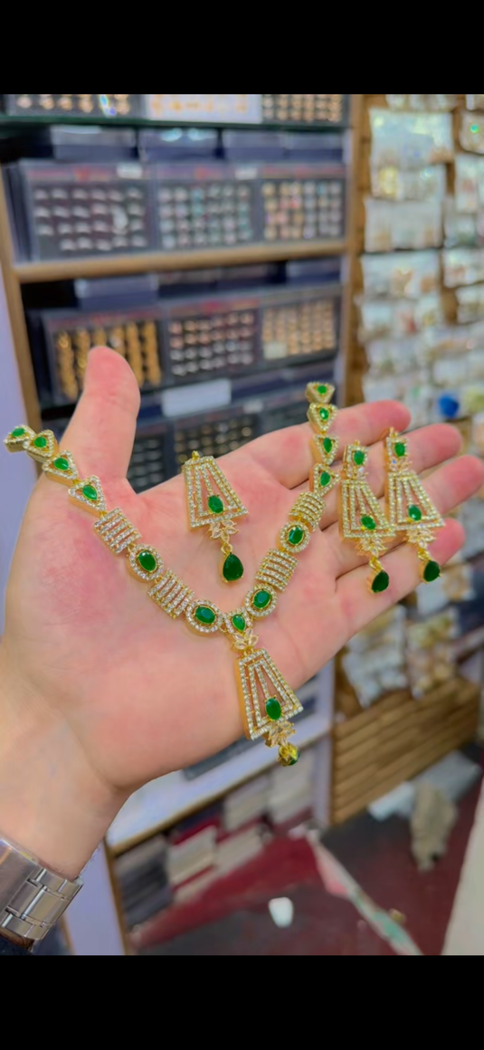 Zircone Necklace set (Ns152)