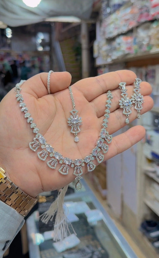 Ad Zircone necklace set (Ns185)