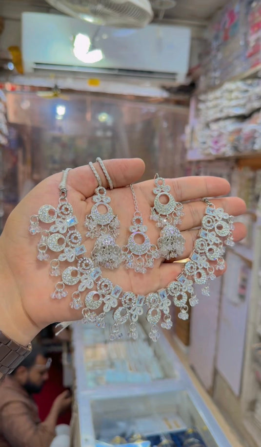 Zircone necklace set (Ns235)