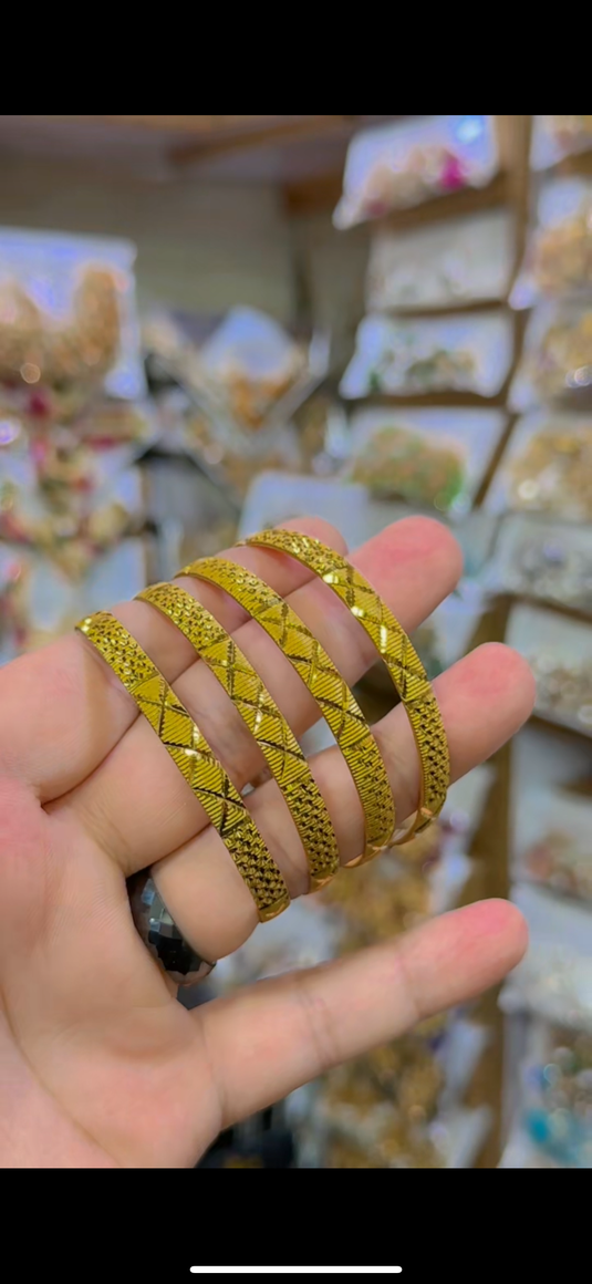Gold plated Bangles(Bg224)