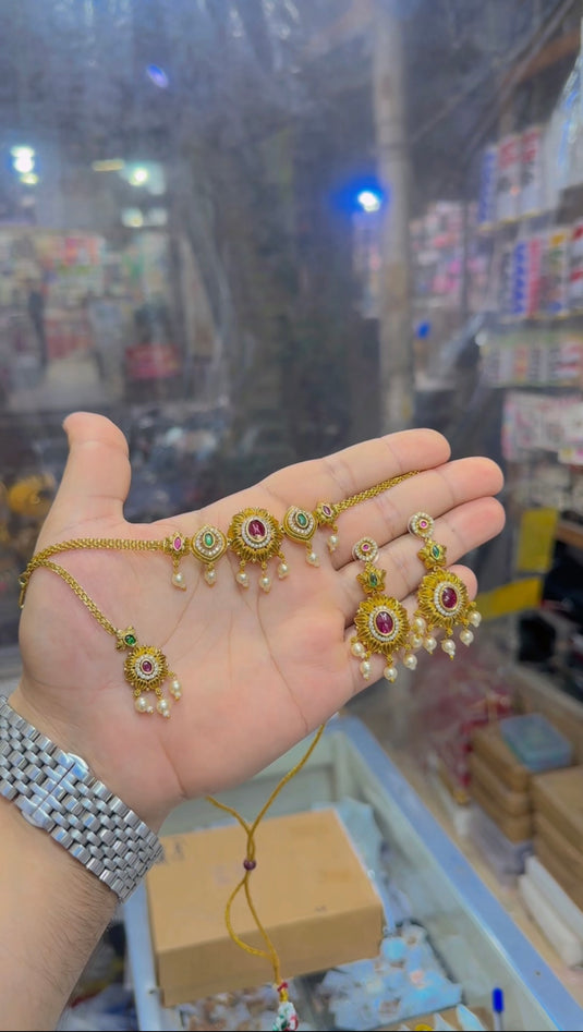 South indian chokar set (Cs159)