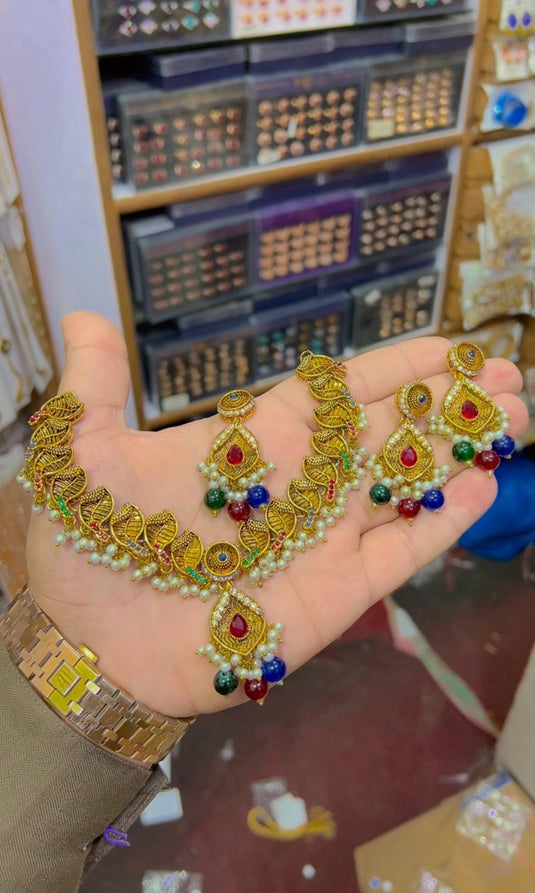 Turkish necklace set (Ns134)