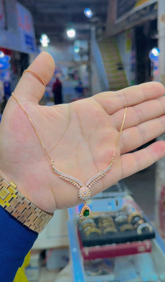 1 carat (Gold plated ) mala (Lc127)