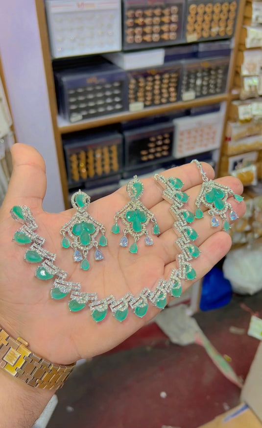 Zircone Necklace set (Ns143)