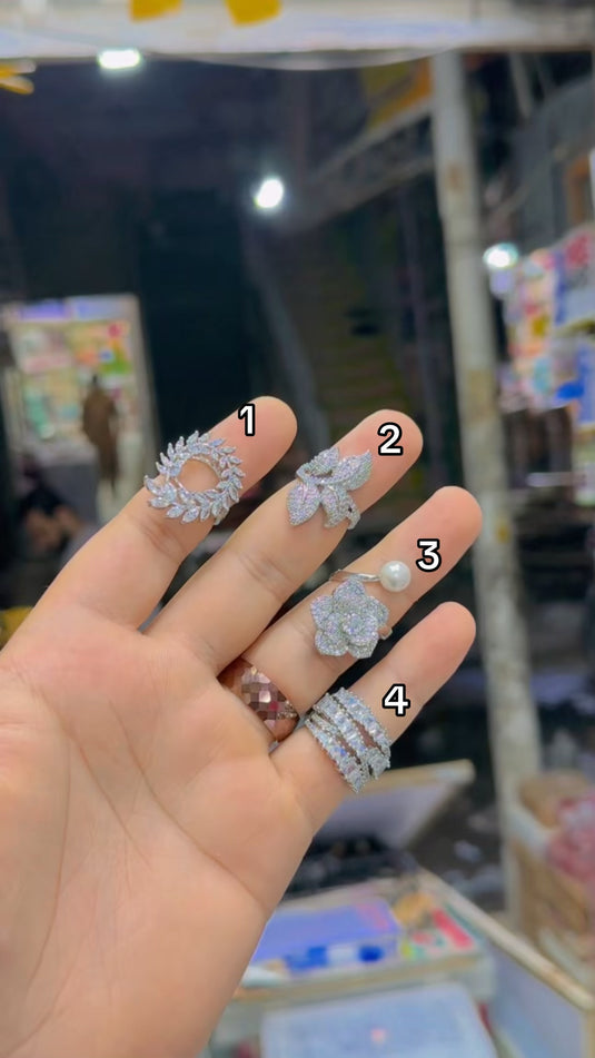Fancy Carrat Zuping Rings(Rg144)