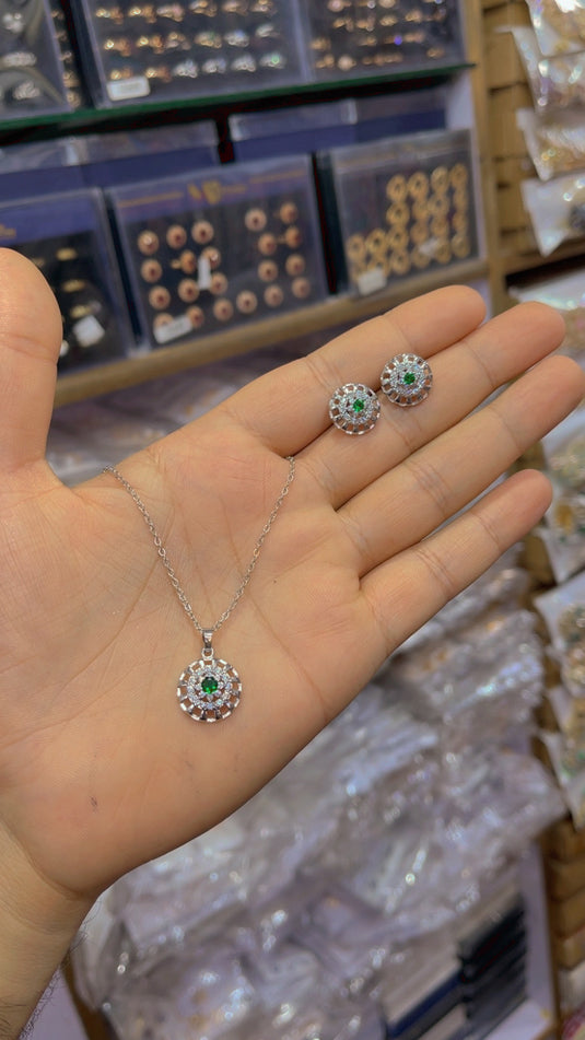 One Carrat Locket Set(Ls048)
