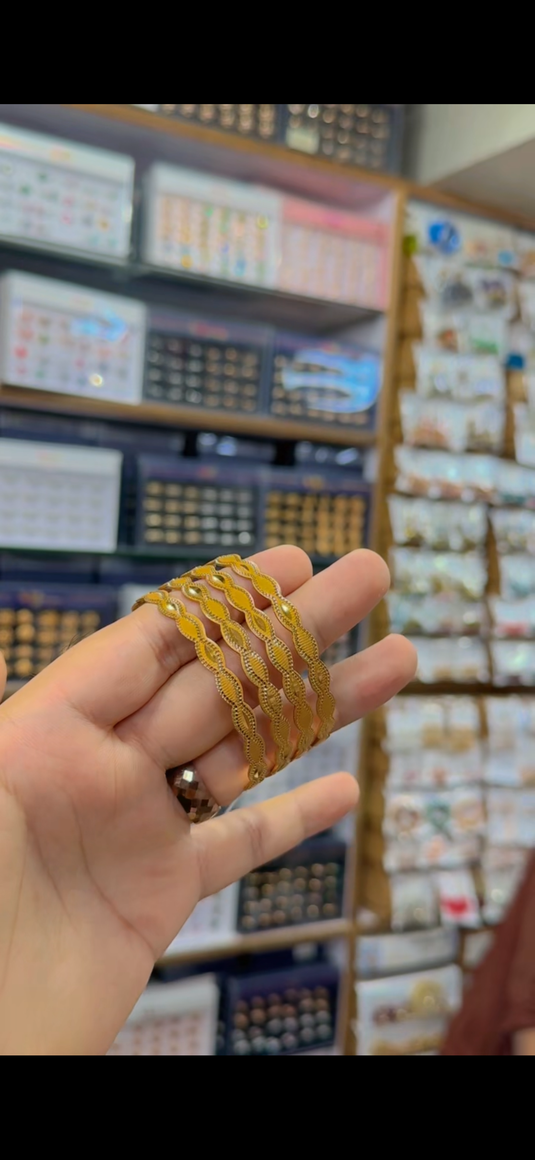 Gold plated Bangles(Bg337)
