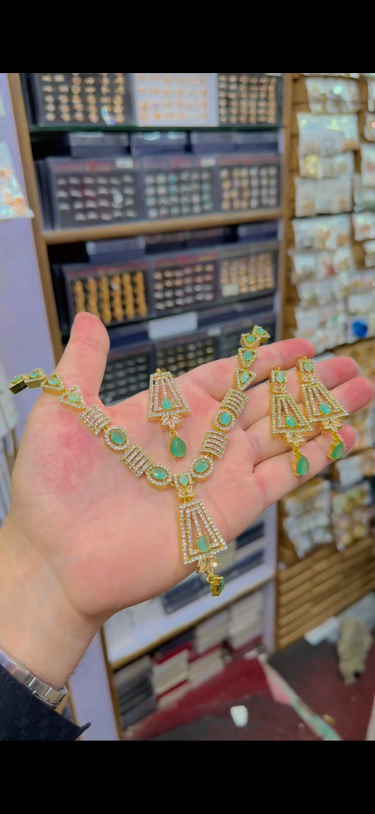 Zircone Necklace set (Ns152)