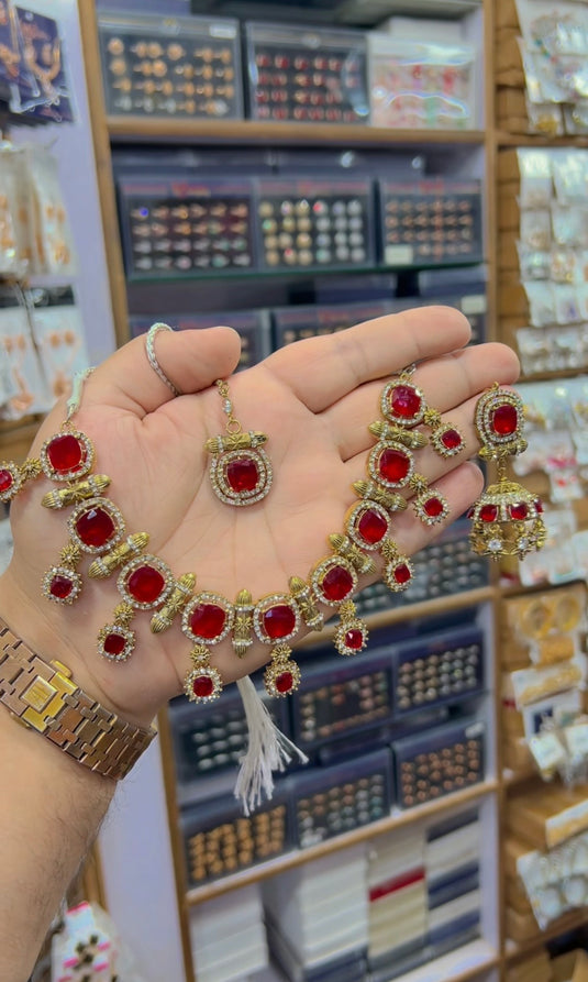 zircone necklace set (Ns164)