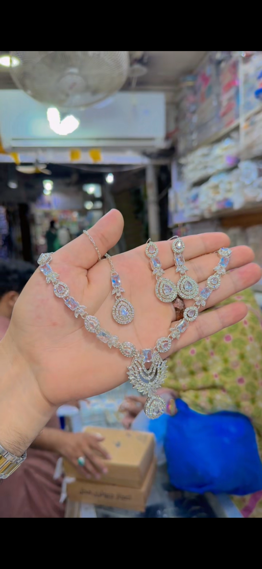 Zircon Necklace set(Ns312)