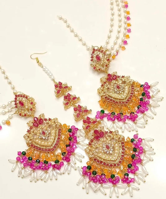 Sahary wala earrings with Bindiya (Er085)